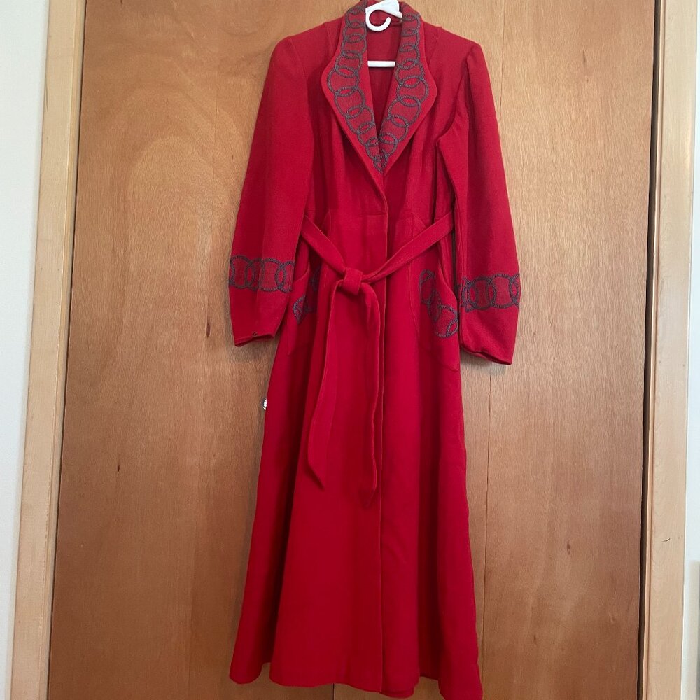 1940s wool robe